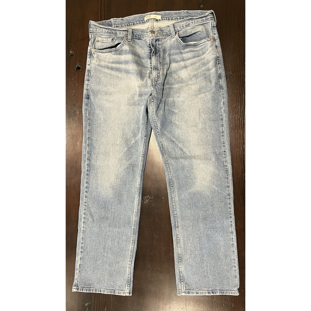 Levi Strauss Signature Relaxed Jeans Mens 38x30 Blue Denim Baggy Casual